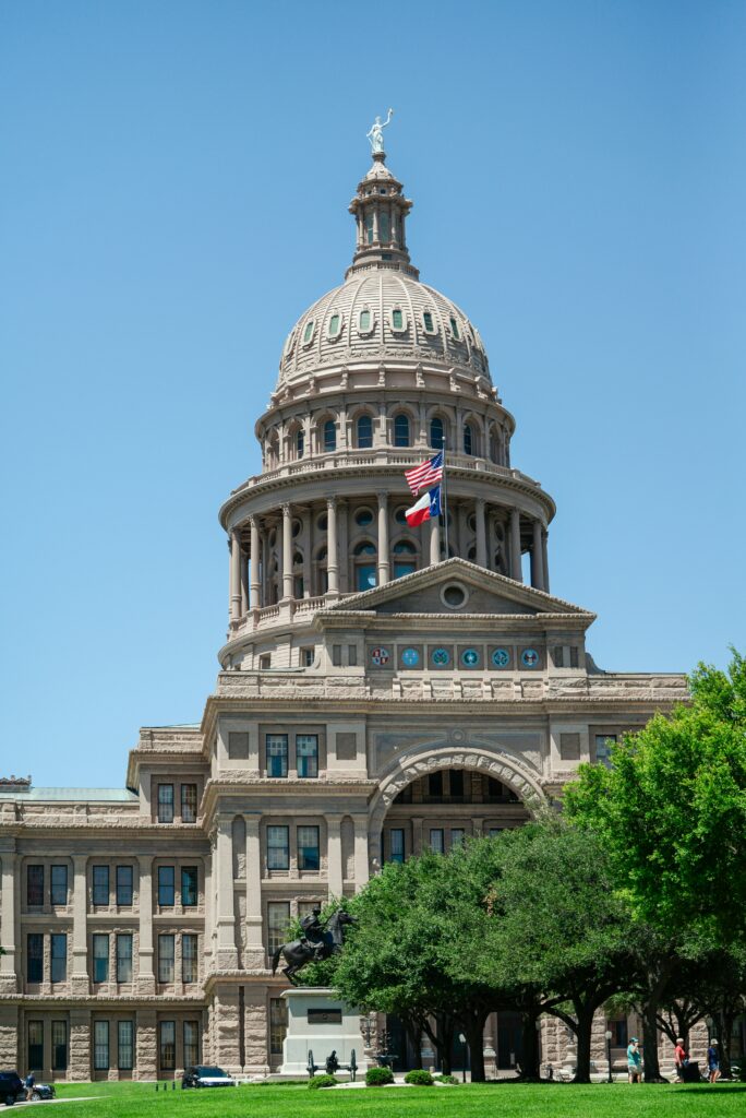 Texas State Capitol building in Austin