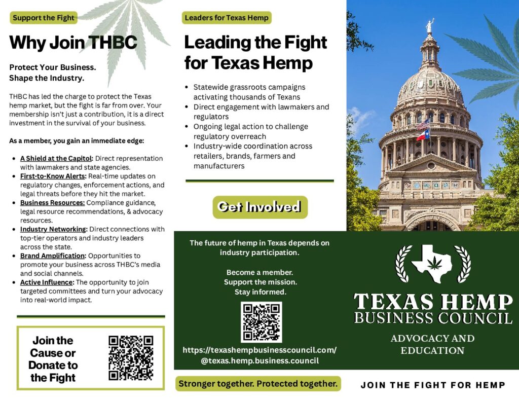 THBC Advocacy Tri-fold Brochure preview